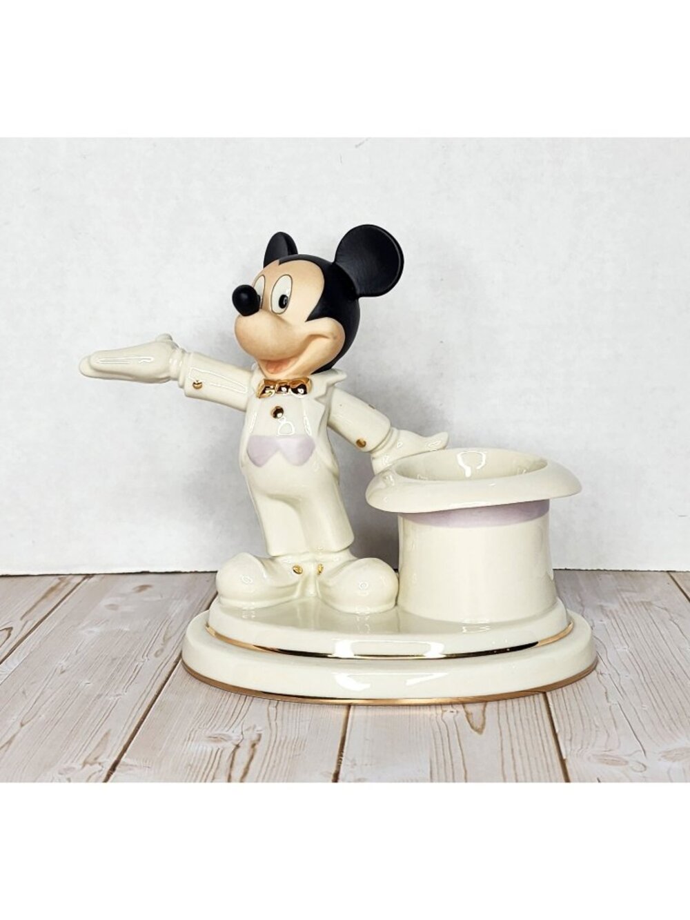 Lenox Disney Mickey’s Grand Evening Votive Candle Holder Figurine 2001 Vintage